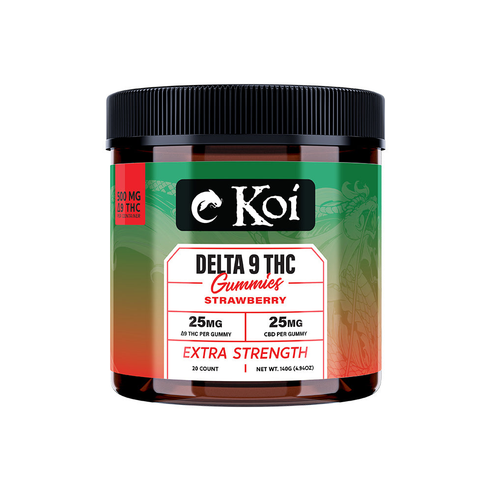 Buy Extra Strength 25mg Delta 9 THC Gummies | Koi CBD