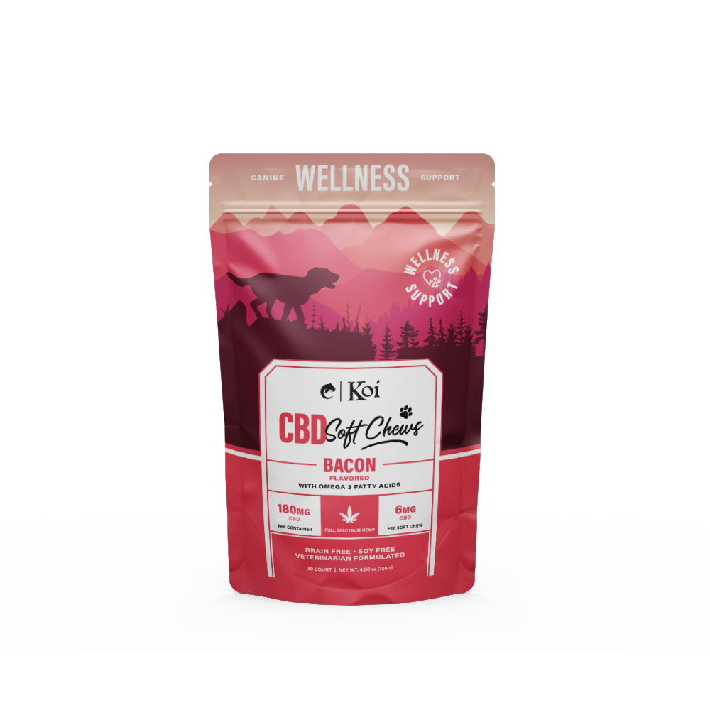 Koi Omega Hemp CBD Soft Chews Front View