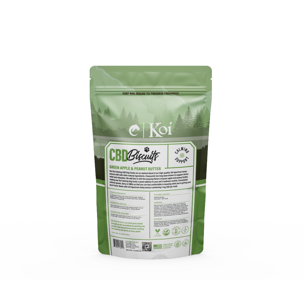 Koi CBD Dog Biscuits | Calming Support Back