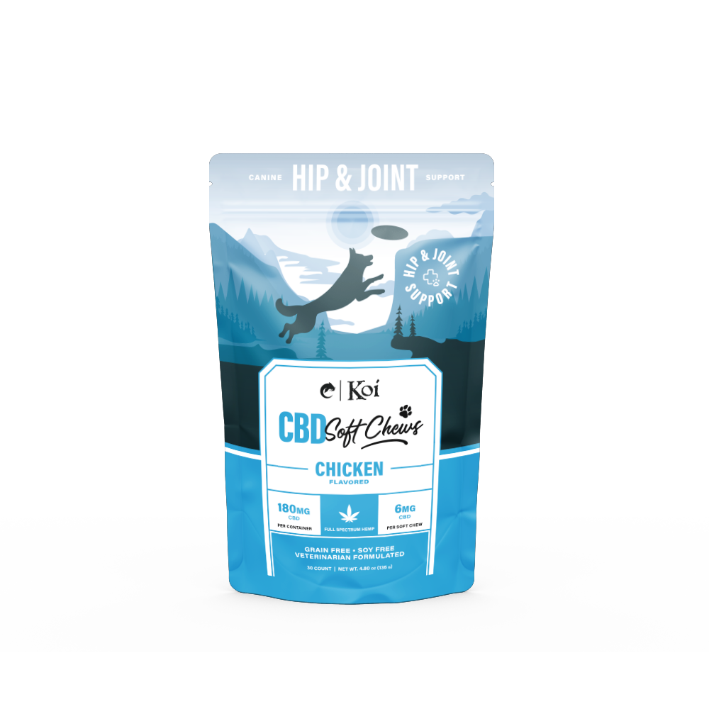 CBD Hip & Joint Chews for Dogs: Free US Shipping | Koi CBD