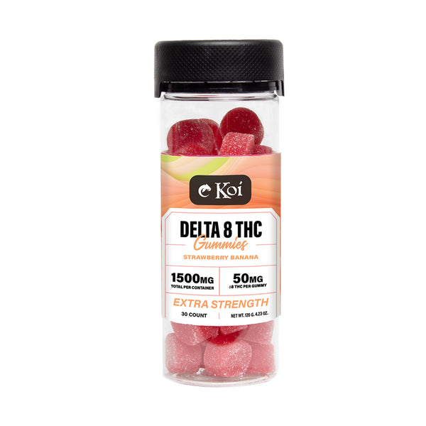 Koi Extra Strength Delta 8 THC Gummies Strawberry Banana