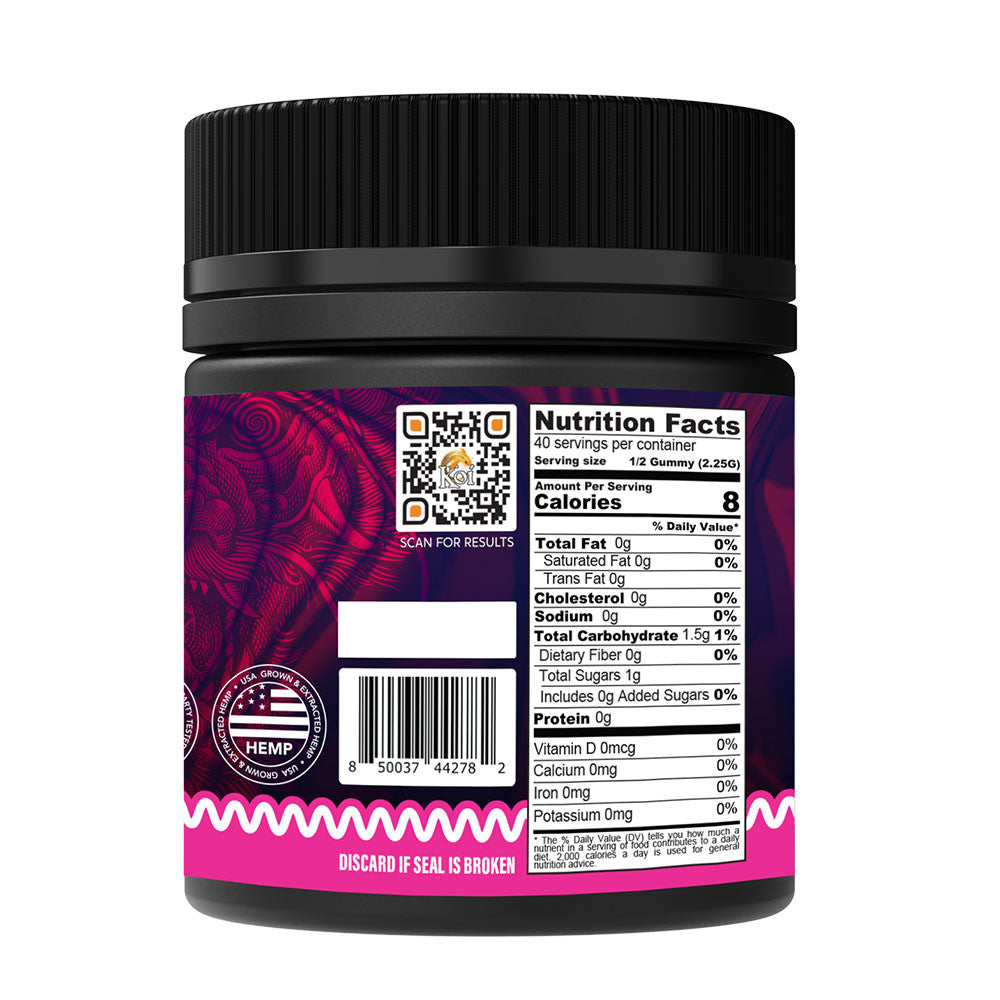 Koi Dragon Blend Gummies Back