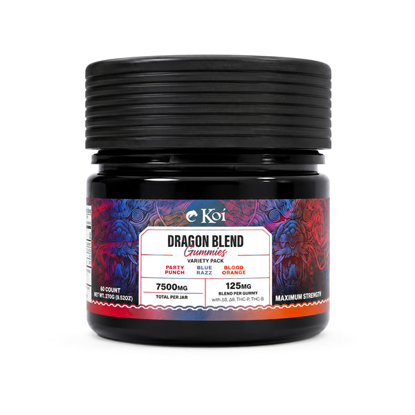 Koi Dragon Blend Gummies Variety Jar