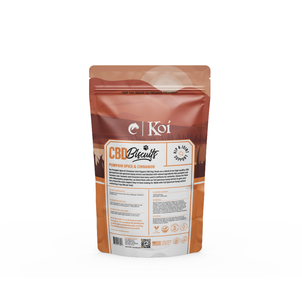 Koi CBD Dog Biscuits | Joint Support Back