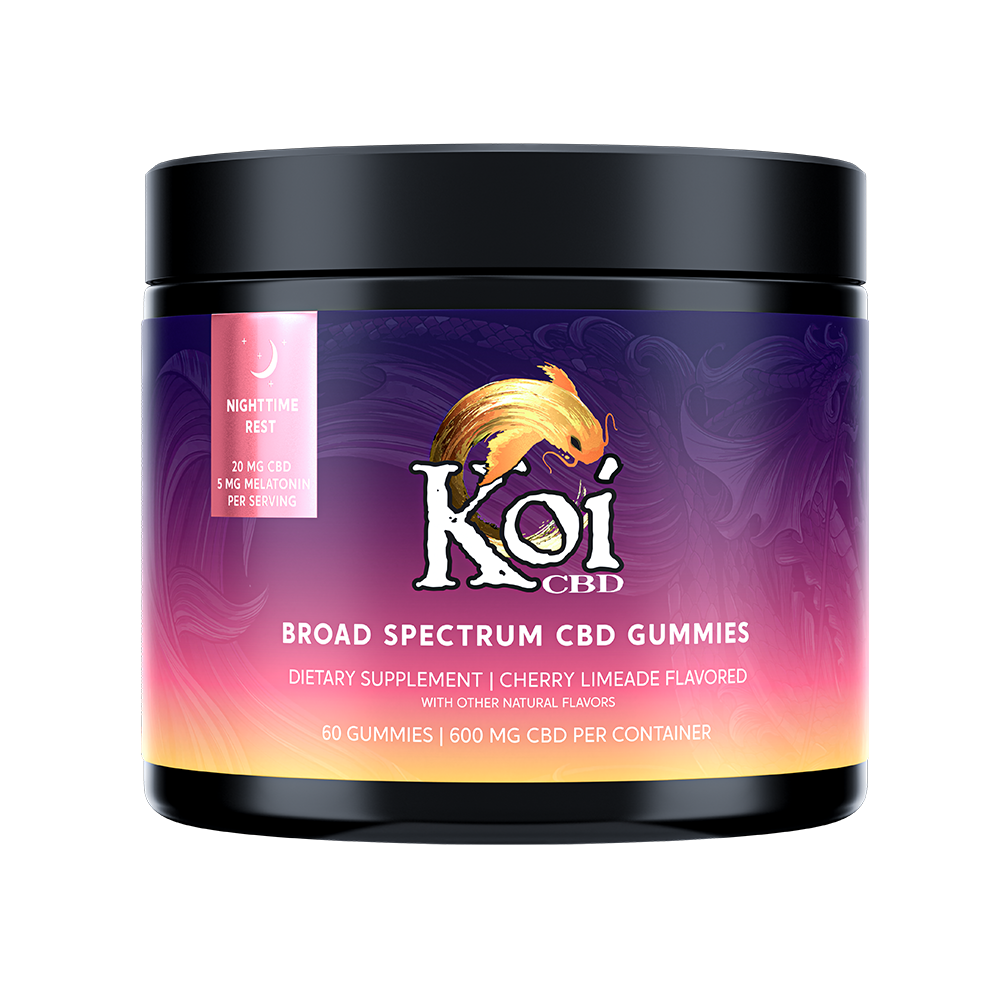 Koi Night time CBD gummies for sleep 60 count jar