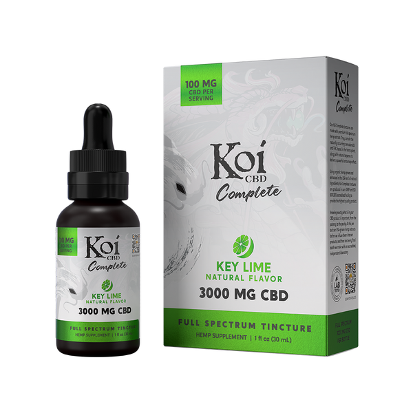 Koi Complete Full Spectrum CBD Tinctures in Lime