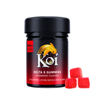 20-count Koi Delta 8 THC Gummies in Strawberry flavor