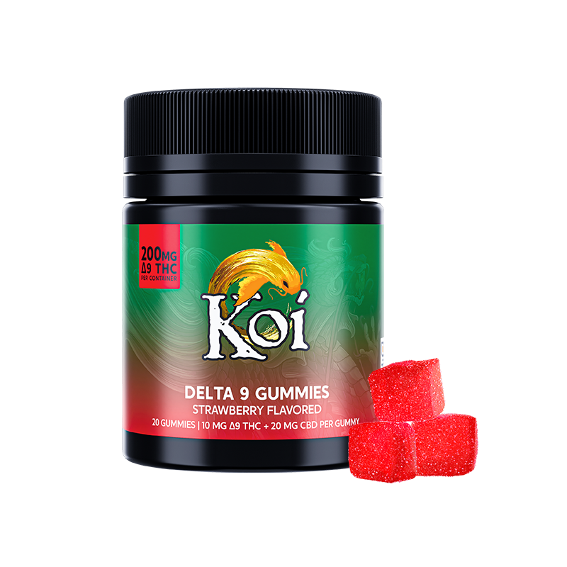 Delta 9 Gummies by Koi in Strawberry