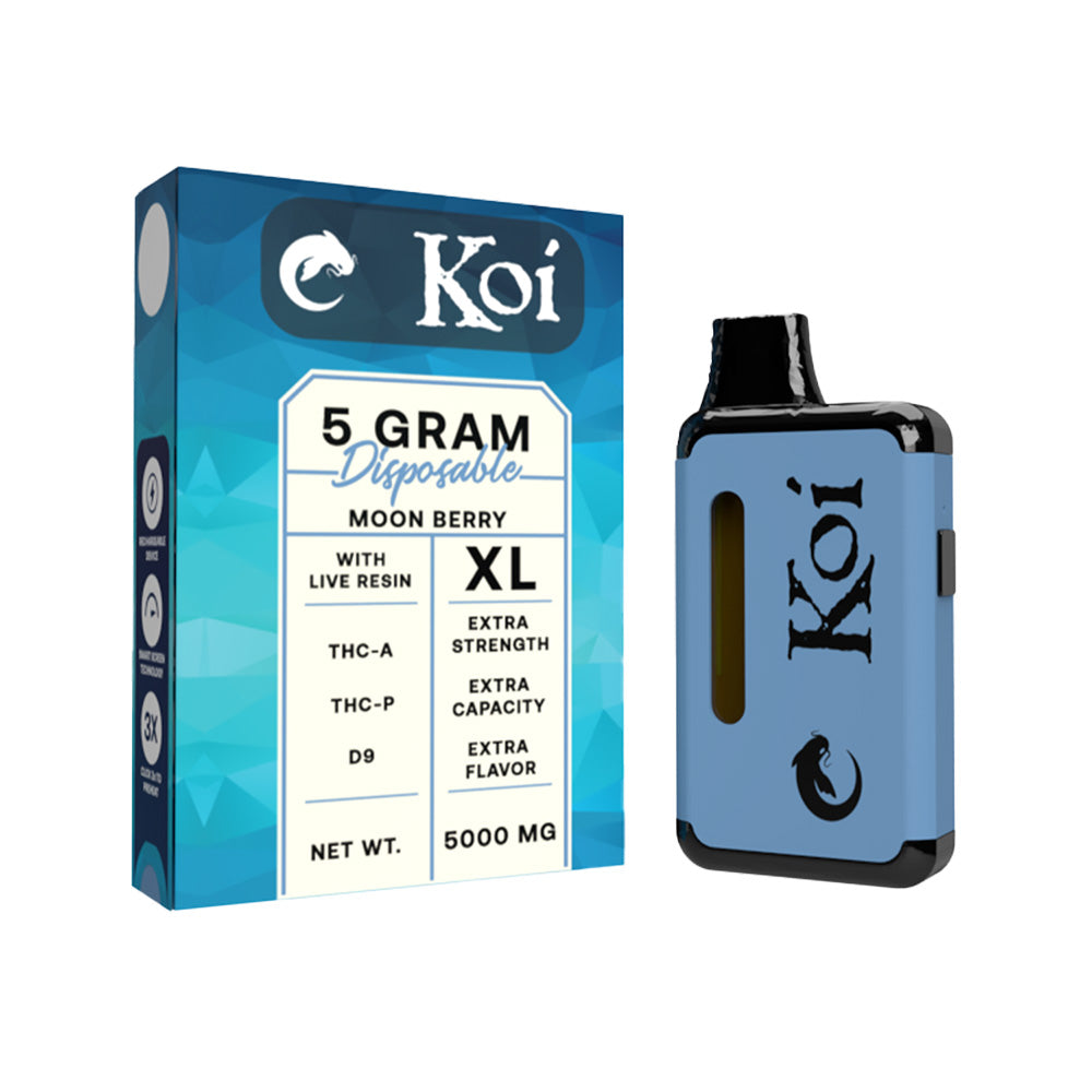 Koi THCA + THCP + D9 5g Disposable Vapes - Moon Berry