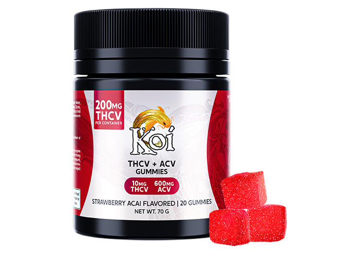 Jar of Koi THCV + Apple Cider Vinegar Gummies